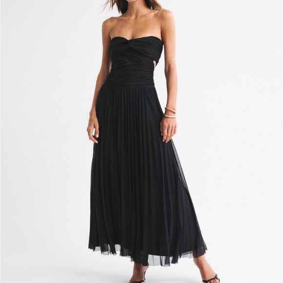 A&F Giselle 5-in-1 Convertible Maxi Dress BLACK - Picture 5 of 6
